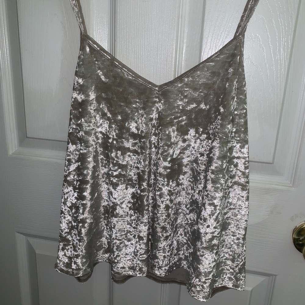 2 velvet tank tops
